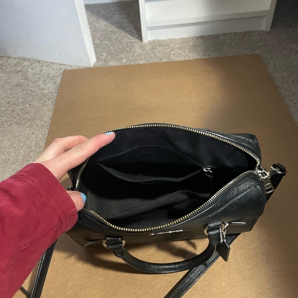 Coach Black Leather Crossbody Bag - Picture 12 of 13